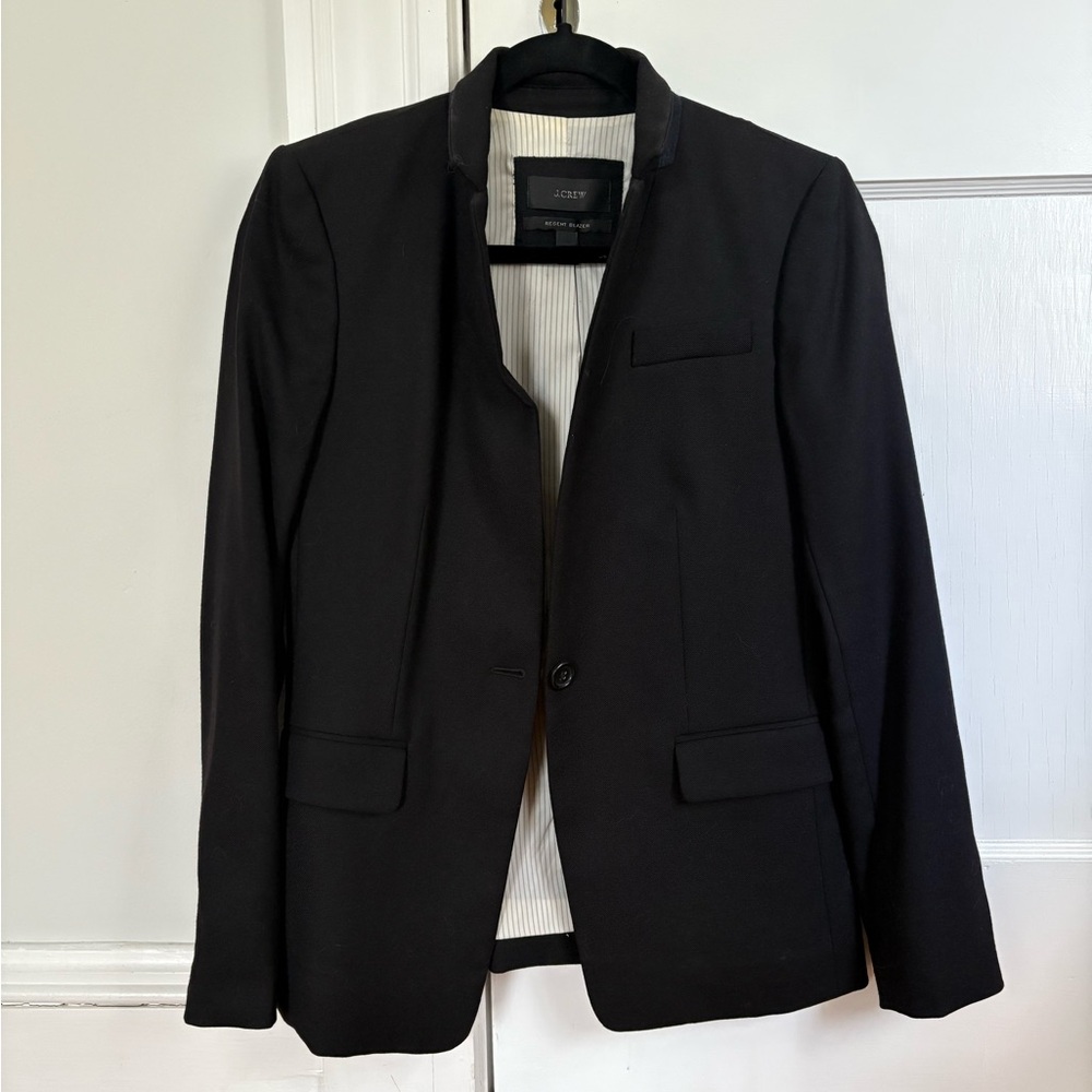 J.Crew Regent blazer in black 0